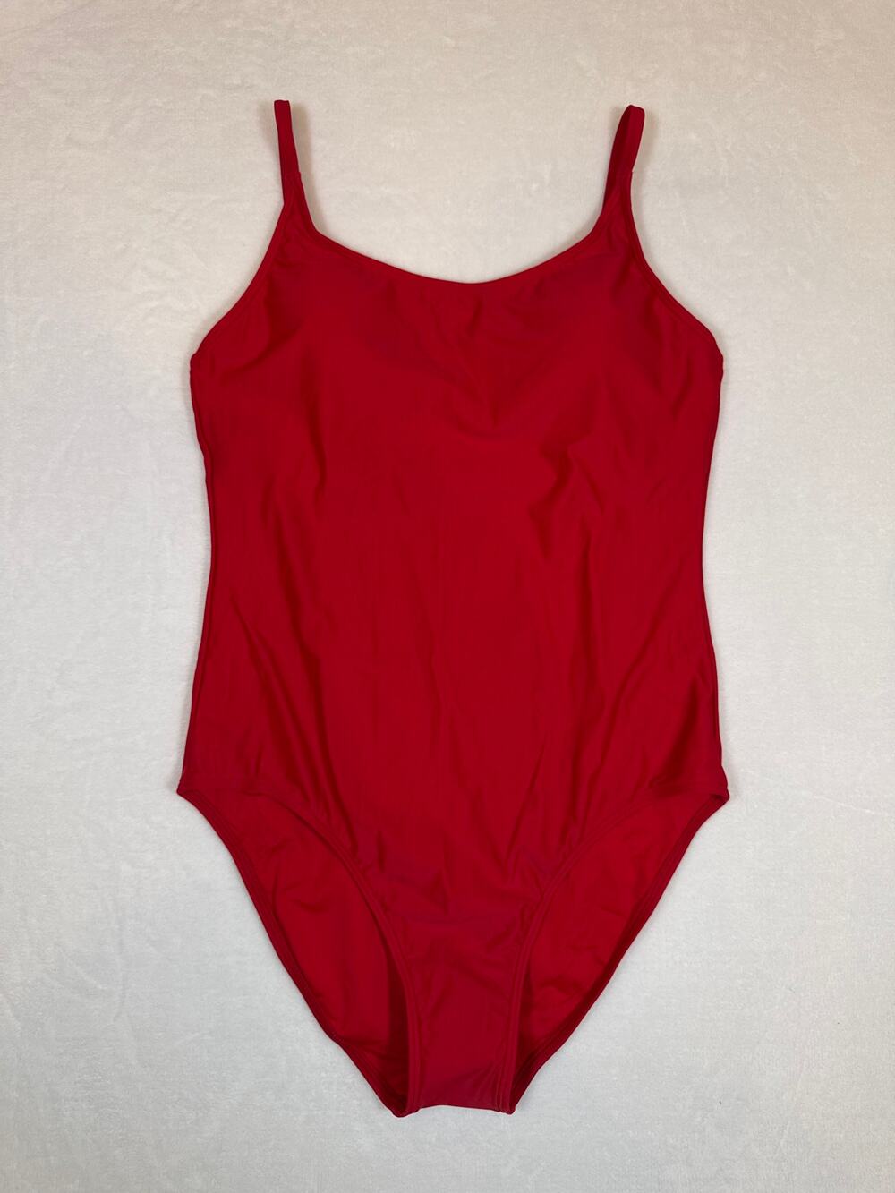 NWT Quince Black Scoop Neck One Piece Bathing Suit Size Small